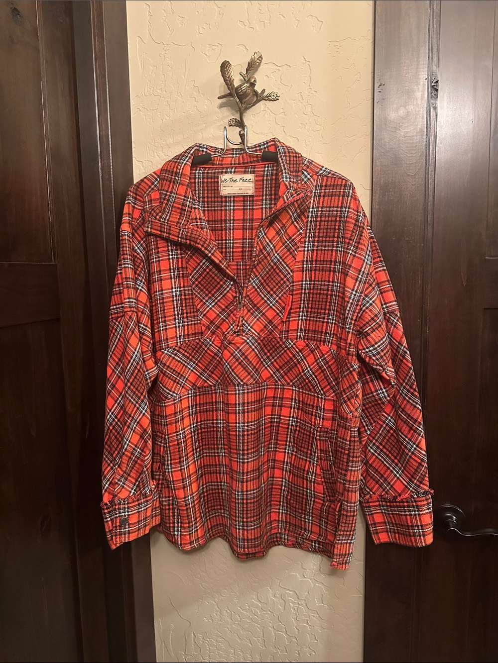 Free People Plaid Flannel Shirt